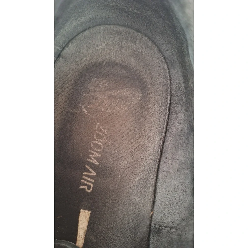 Nike Zoom Stefan Men Janoski Slip-On Leather Skate‎ Shoe Black White Size 11